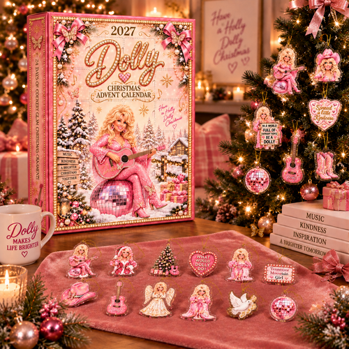 Country-Inspired Christmas Ornament Advent Calendar – 24 Days