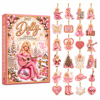 Country-Inspired Christmas Ornament Advent Calendar – 24 Days