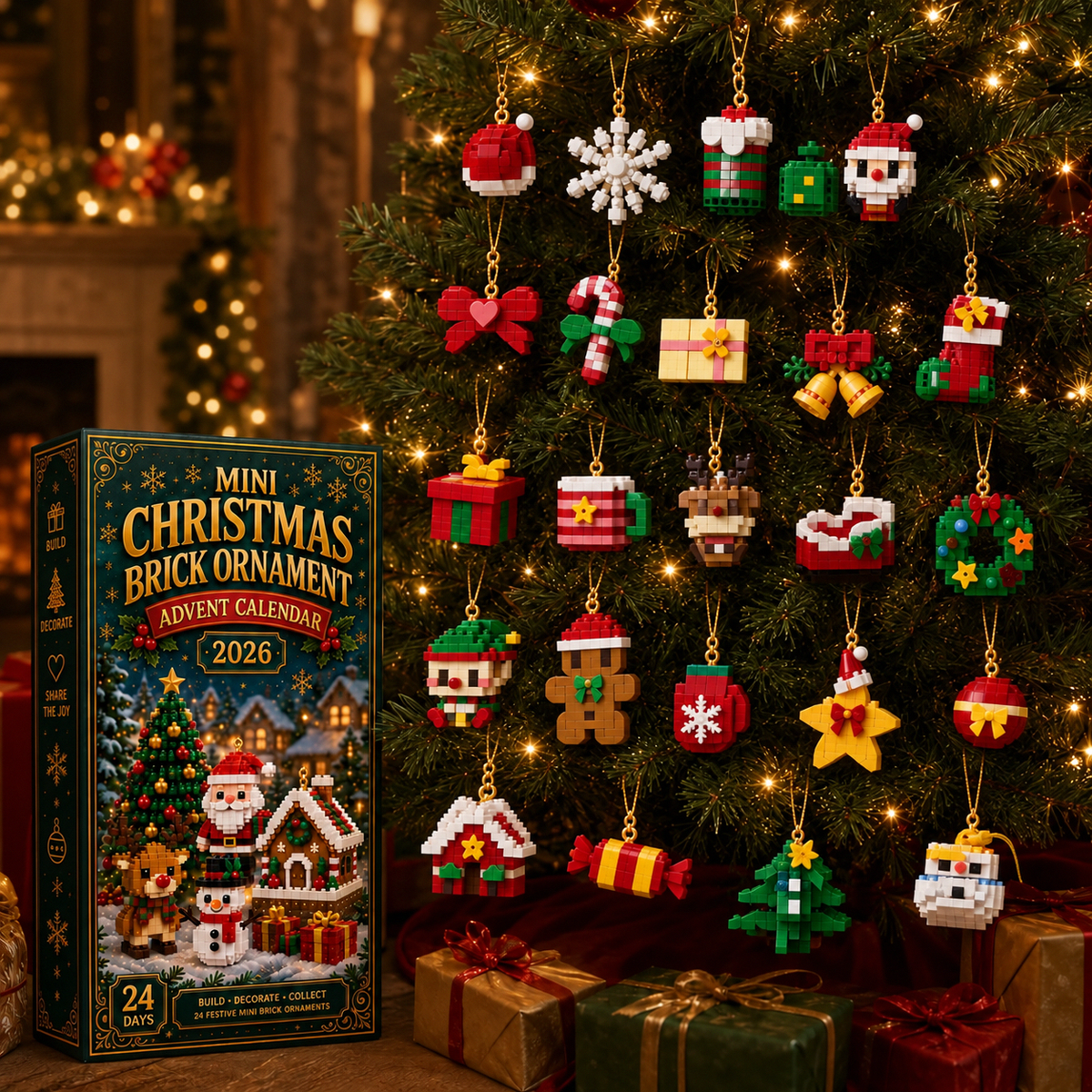 24 Days of Christmas Mini Construction Toy Advent Calendar!