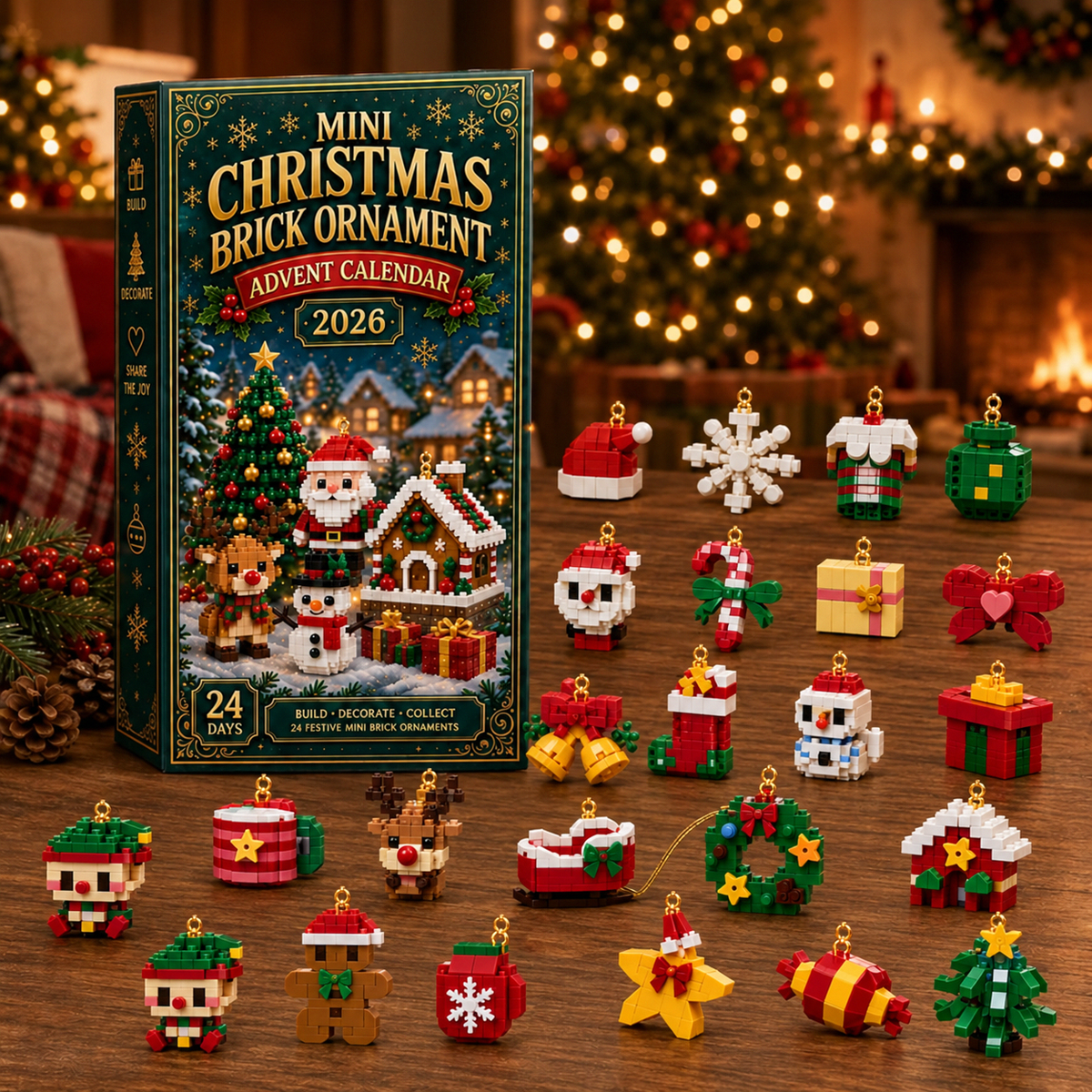24 Days of Christmas Mini Construction Toy Advent Calendar!