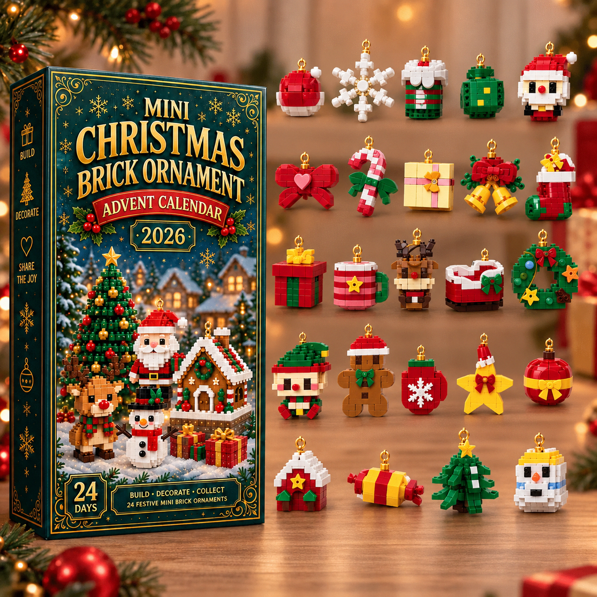 24 Days of Christmas Mini Construction Toy Advent Calendar!