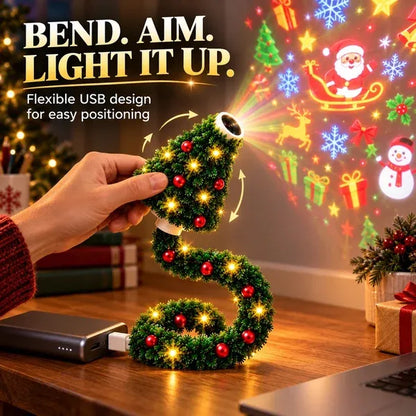 Christmas USB Projection Light – 6 Festive Scenes