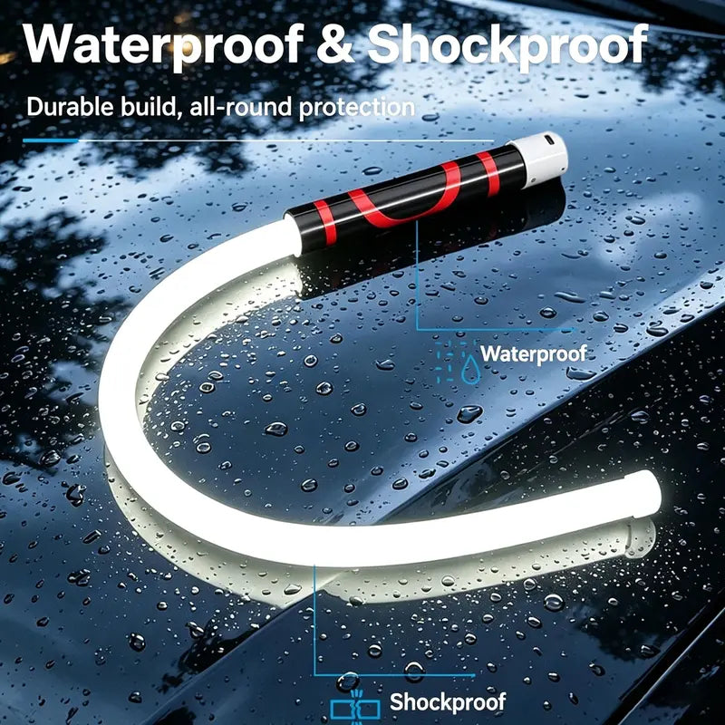 Flexible Rechargeable LED Work Light for Garage Repairs Camping and Emergency Use